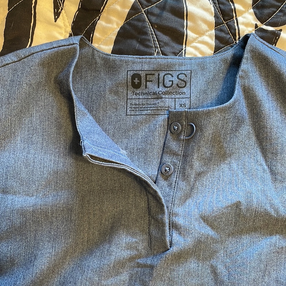 Heather Denim Figs Cordoba Pants & Kasane top XS - Picture 6 of 10